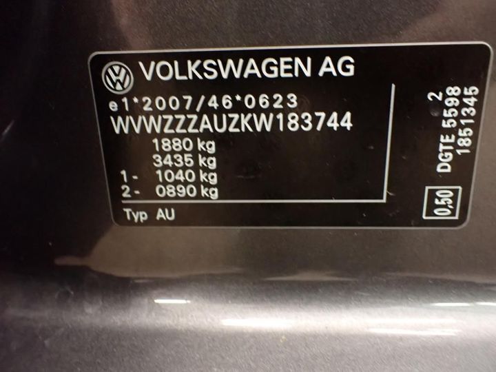 Photo 14 VIN: WVWZZZAUZKW183744 - VOLKSWAGEN GOLF 