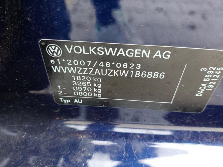 Photo 17 VIN: WVWZZZAUZKW186886 - VOLKSWAGEN GOLF 