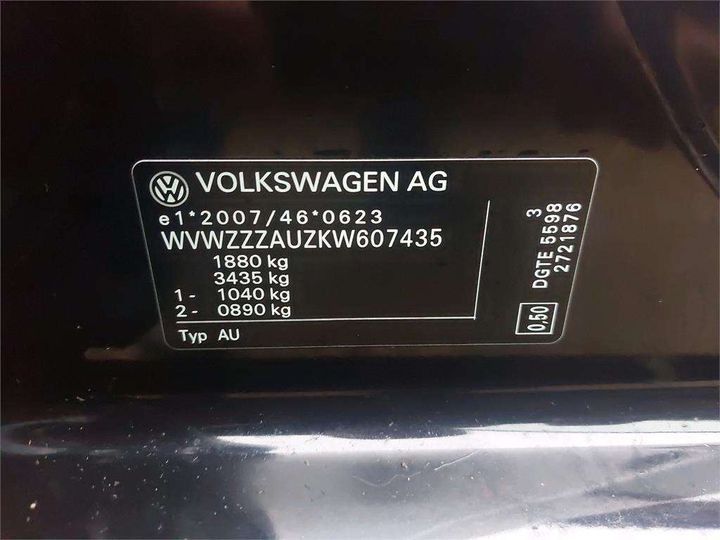 Photo 8 VIN: WVWZZZAUZKW607435 - VOLKSWAGEN GOLF 