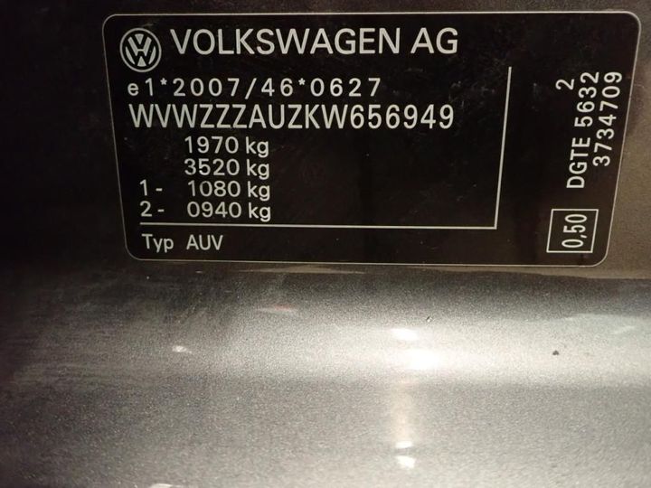 Photo 13 VIN: WVWZZZAUZKW656949 - VOLKSWAGEN GOLF 