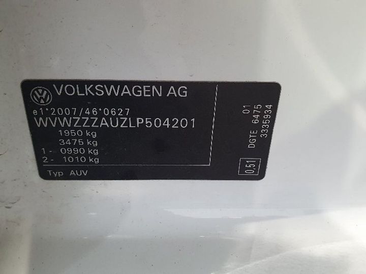 Photo 8 VIN: WVWZZZAUZLP504201 - VOLKSWAGEN GOLF 