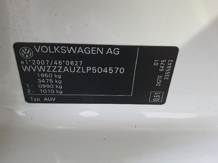 Photo 9 VIN: WVWZZZAUZLP504570 - VOLKSWAGEN GOLF 