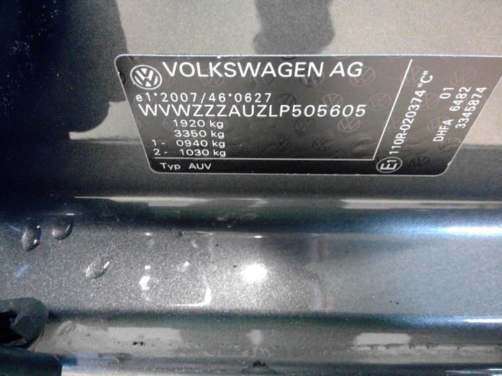 Photo 11 VIN: WVWZZZAUZLP505605 - VOLKSWAGEN GOLF 