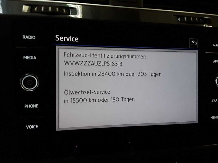 Photo 20 VIN: WVWZZZAUZLP518313 - VW GOLF VARIANT 2.0 TDI 