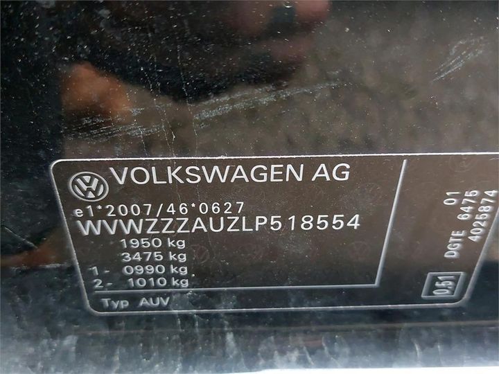 Photo 13 VIN: WVWZZZAUZLP518554 - VOLKSWAGEN GOLF 