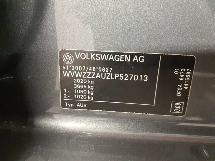 Photo 11 VIN: WVWZZZAUZLP527013 - VW GOLF VARIANT 2.0 TDI 