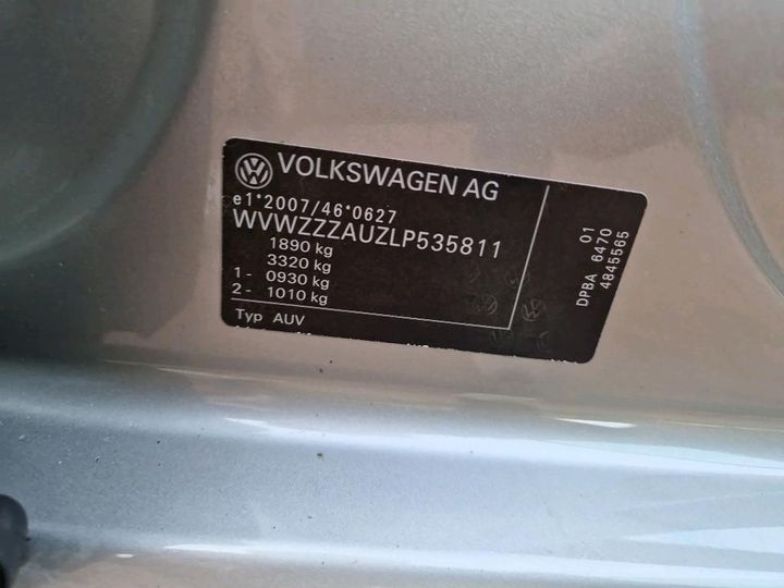 Photo 14 VIN: WVWZZZAUZLP535811 - VW GOLF VARIANT 