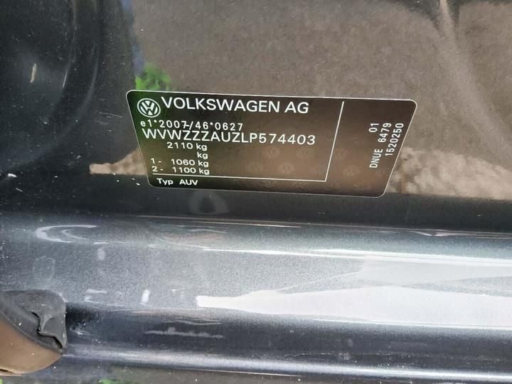 Photo 4 VIN: WVWZZZAUZLP574403 - VOLKSWAGEN GOLF 