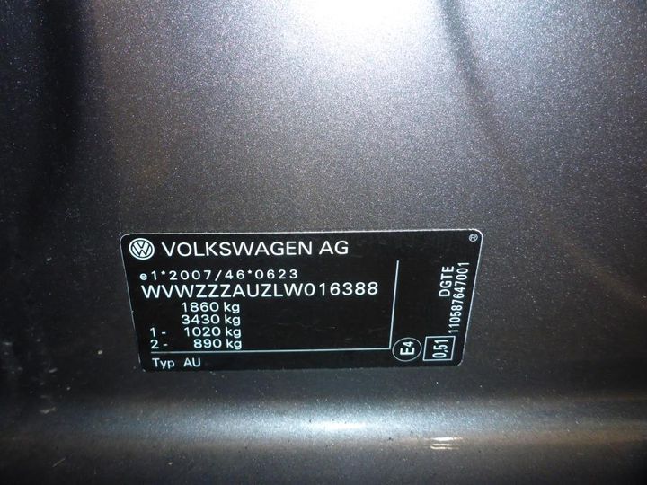 Photo 13 VIN: WVWZZZAUZLW016388 - VOLKSWAGEN GOLF 