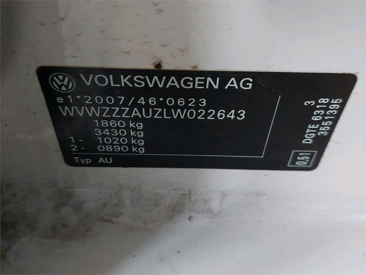 Photo 4 VIN: WVWZZZAUZLW022643 - VOLKSWAGEN GOLF 