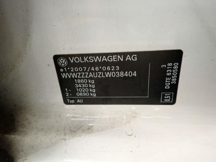 Photo 12 VIN: WVWZZZAUZLW038404 - VOLKSWAGEN GOLF 