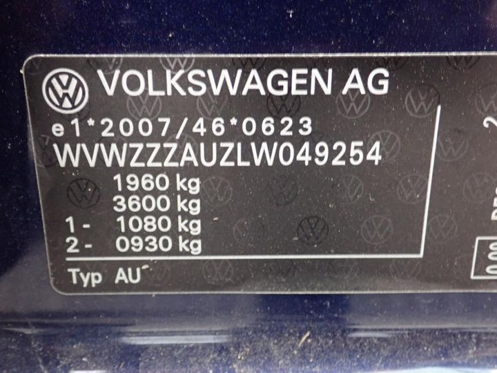 Photo 12 VIN: WVWZZZAUZLW049254 - VOLKSWAGEN GOLF 