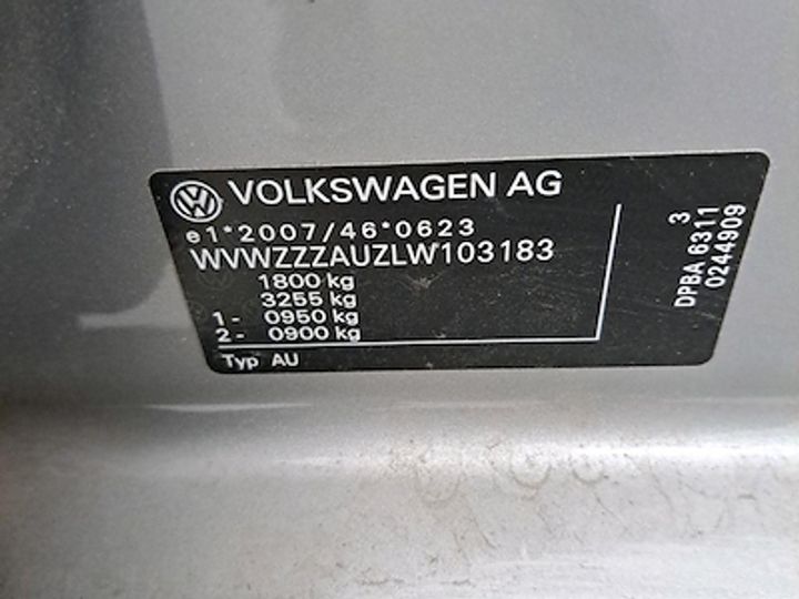 Photo 10 VIN: WVWZZZAUZLW103183 - VOLKSWAGEN GOLF 