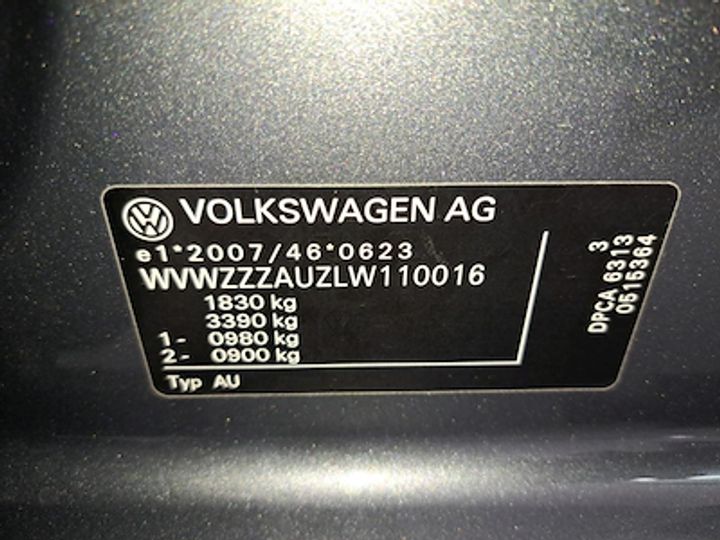 Photo 10 VIN: WVWZZZAUZLW110016 - VOLKSWAGEN GOLF 