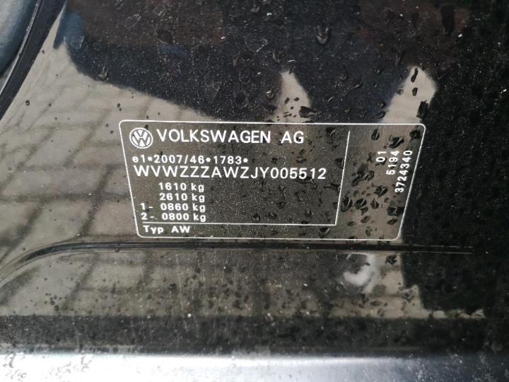 Photo 10 VIN: WVWZZZAWZJY005512 - VOLKSWAGEN POLO 