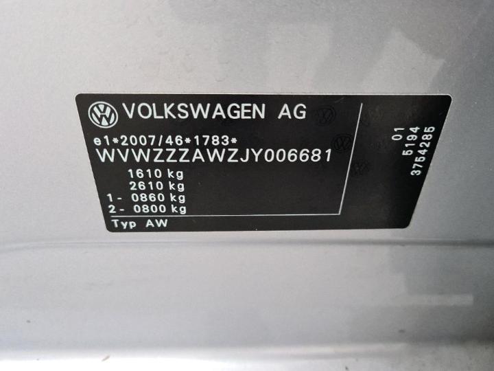 Photo 9 VIN: WVWZZZAWZJY006681 - VOLKSWAGEN POLO 