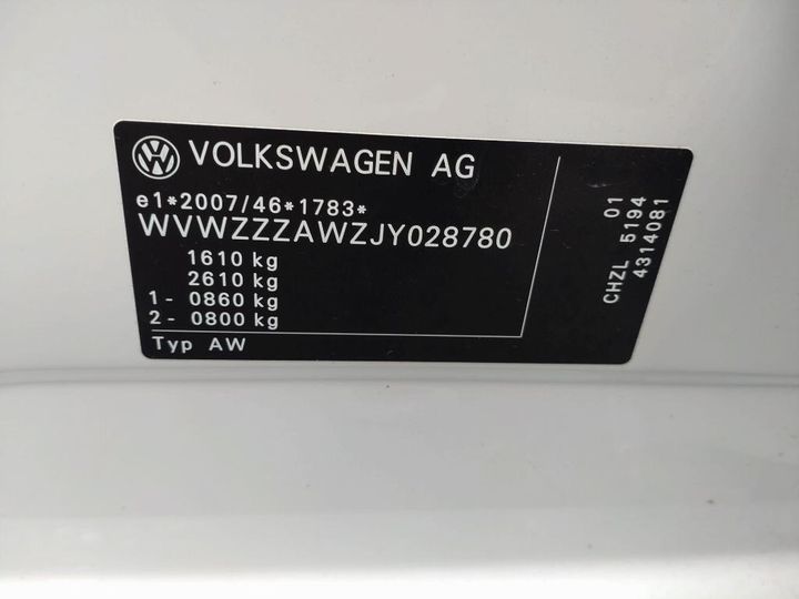 Photo 16 VIN: WVWZZZAWZJY028780 - VOLKSWAGEN POLO 