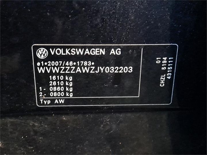 Photo 12 VIN: WVWZZZAWZJY032203 - VOLKSWAGEN POLO 