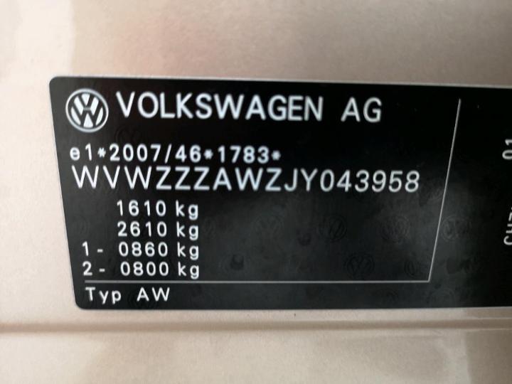 Photo 11 VIN: WVWZZZAWZJY043958 - VOLKSWAGEN POLO 