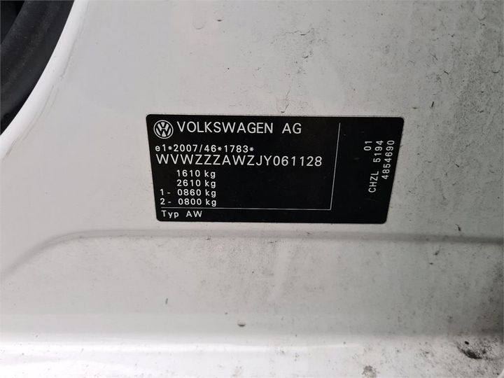 Photo 12 VIN: WVWZZZAWZJY061128 - VOLKSWAGEN POLO 