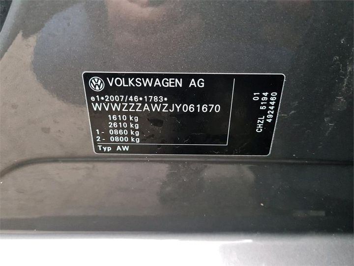 Photo 12 VIN: WVWZZZAWZJY061670 - VOLKSWAGEN POLO 