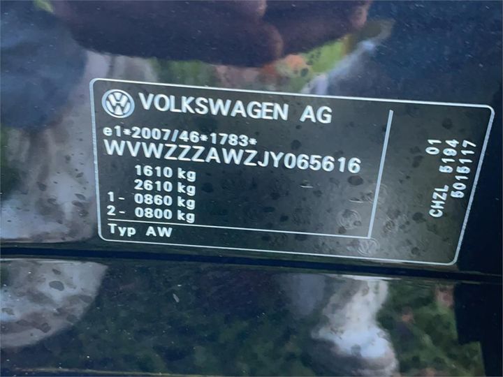 Photo 13 VIN: WVWZZZAWZJY065616 - VOLKSWAGEN POLO 