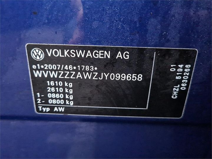 Photo 13 VIN: WVWZZZAWZJY099658 - VOLKSWAGEN POLO 