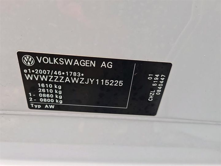 Photo 12 VIN: WVWZZZAWZJY115225 - VOLKSWAGEN POLO 