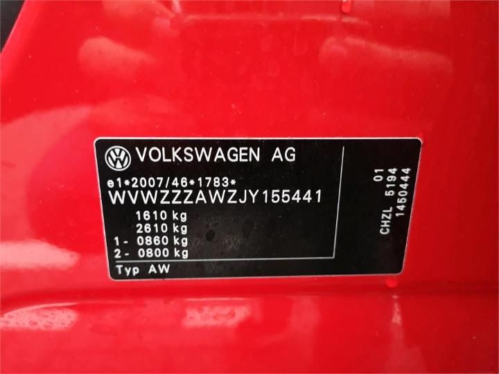 Photo 11 VIN: WVWZZZAWZJY155441 - VOLKSWAGEN POLO 