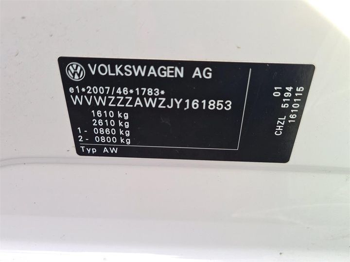 Photo 13 VIN: WVWZZZAWZJY161853 - VOLKSWAGEN POLO 