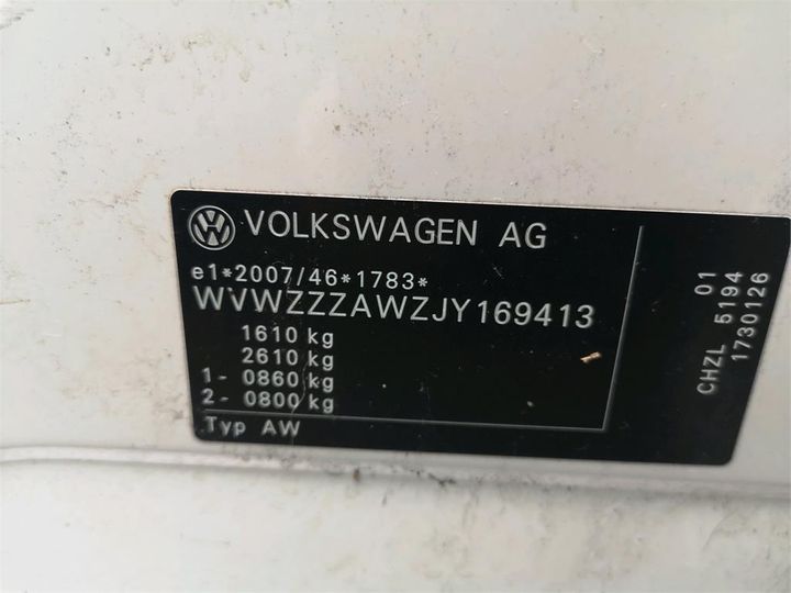 Photo 11 VIN: WVWZZZAWZJY169413 - VOLKSWAGEN POLO 