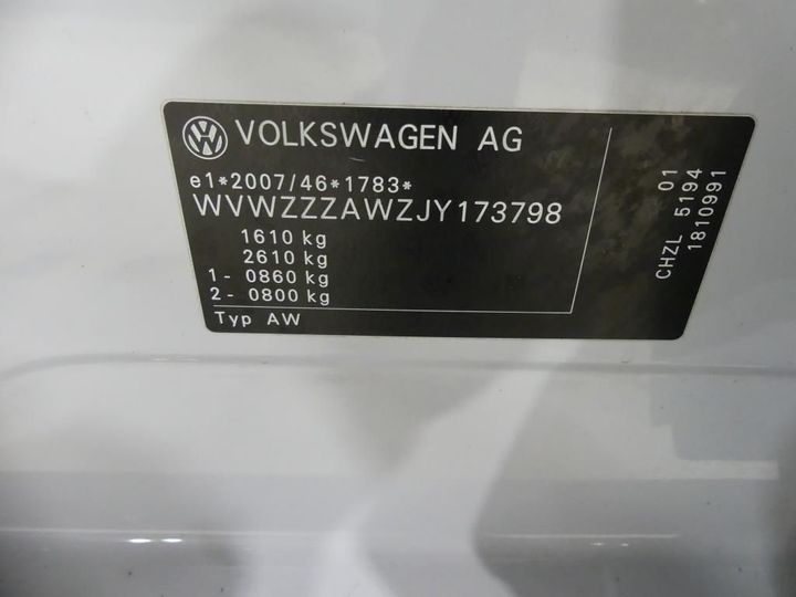 Photo 13 VIN: WVWZZZAWZJY173798 - VOLKSWAGEN POLO CRM 5655 