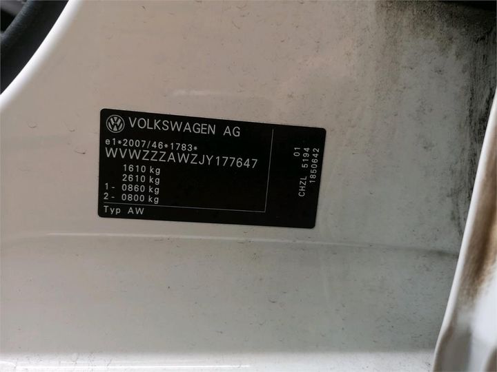 Photo 12 VIN: WVWZZZAWZJY177647 - VOLKSWAGEN POLO 