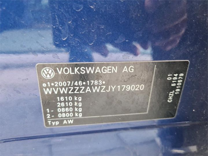 Photo 13 VIN: WVWZZZAWZJY179020 - VOLKSWAGEN POLO 