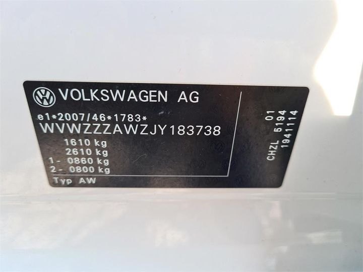 Photo 12 VIN: WVWZZZAWZJY183738 - VOLKSWAGEN POLO 