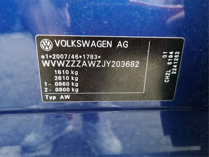 Photo 12 VIN: WVWZZZAWZJY203682 - VOLKSWAGEN POLO 