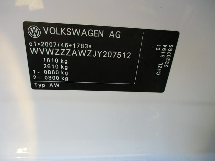 Photo 19 VIN: WVWZZZAWZJY207512 - VOLKSWAGEN POLO 