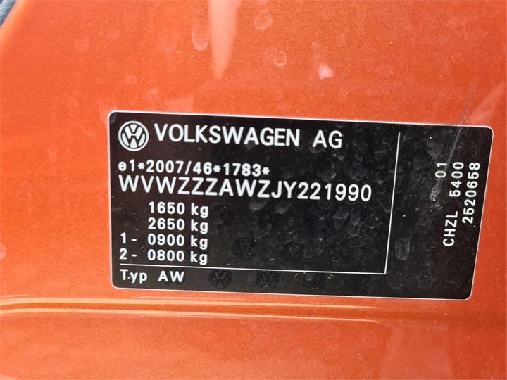 Photo 11 VIN: WVWZZZAWZJY221990 - VOLKSWAGEN POLO 