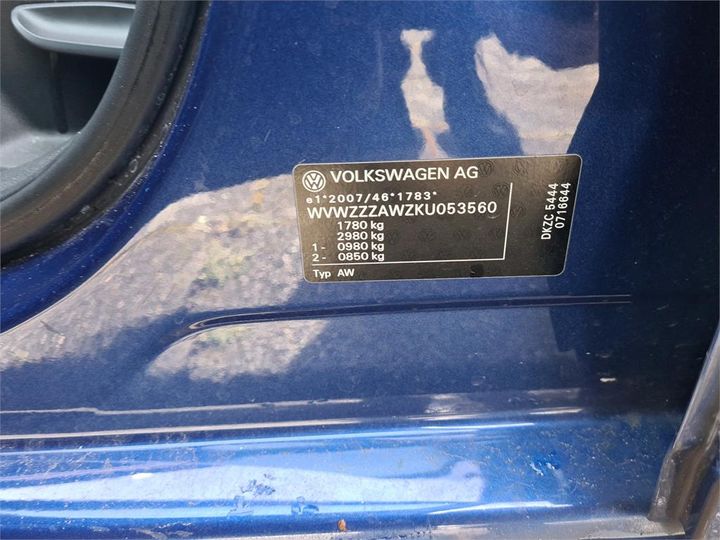 Photo 12 VIN: WVWZZZAWZKU053560 - VOLKSWAGEN POLO 