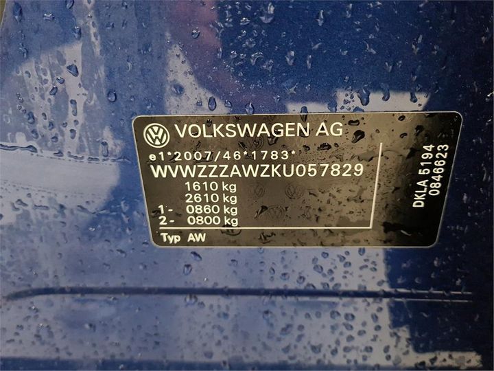 Photo 10 VIN: WVWZZZAWZKU057829 - VOLKSWAGEN POLO 