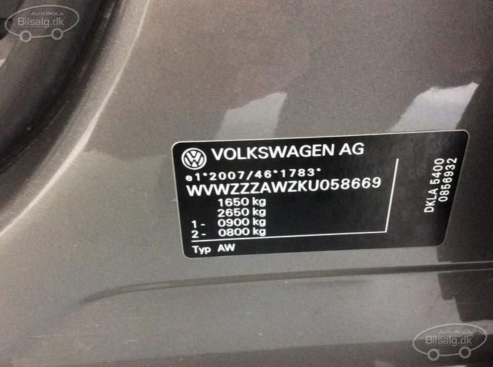 Photo 2 VIN: WVWZZZAWZKU058669 - VOLKSWAGEN POLO 