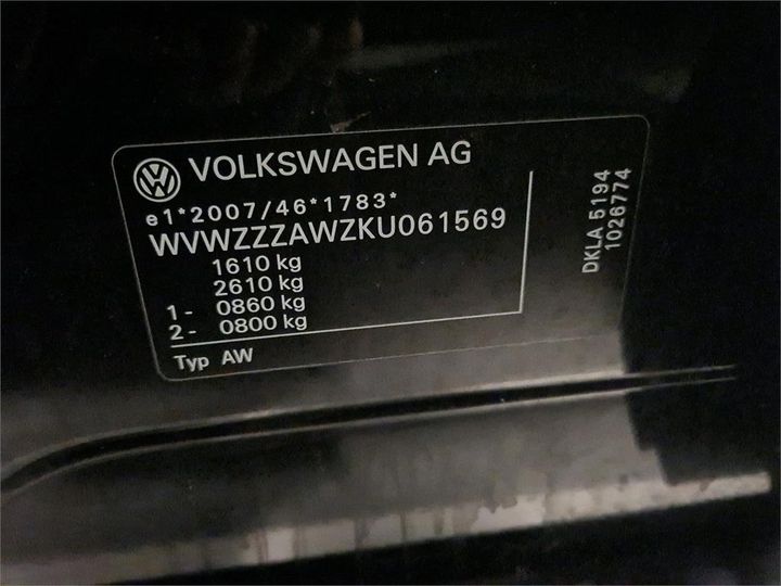 Photo 12 VIN: WVWZZZAWZKU061569 - VOLKSWAGEN POLO 