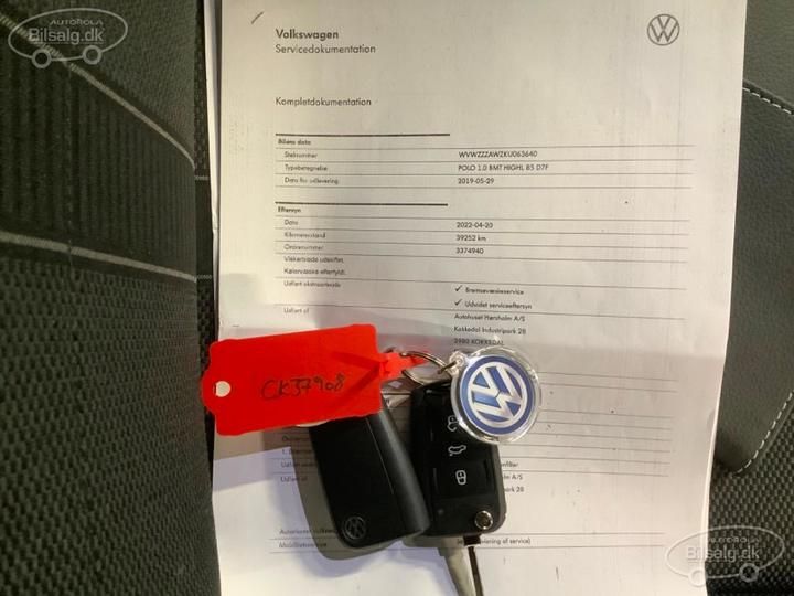 Photo 14 VIN: WVWZZZAWZKU063640 - VOLKSWAGEN POLO HATCHBACK 