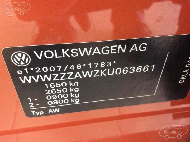 Photo 9 VIN: WVWZZZAWZKU063661 - VOLKSWAGEN POLO 