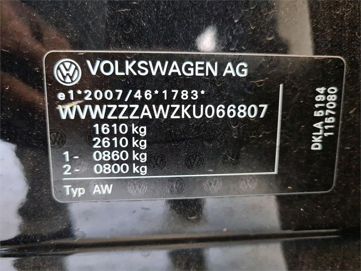 Photo 8 VIN: WVWZZZAWZKU066807 - VOLKSWAGEN POLO 