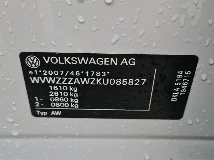 Photo 8 VIN: WVWZZZAWZKU085827 - VOLKSWAGEN POLO 