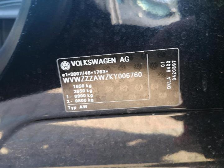 Photo 11 VIN: WVWZZZAWZKY006760 - VOLKSWAGEN POLO 