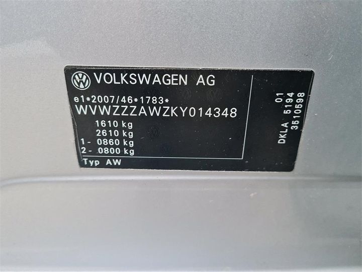 Photo 6 VIN: WVWZZZAWZKY014348 - VOLKSWAGEN POLO 