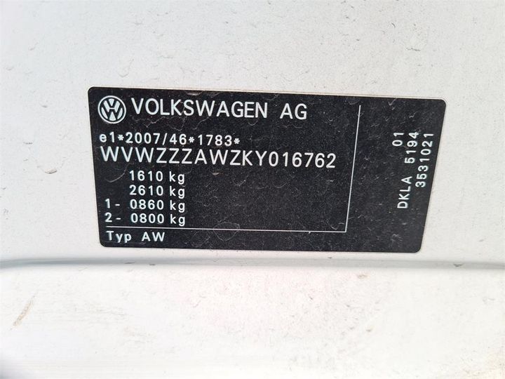 Photo 11 VIN: WVWZZZAWZKY016762 - VOLKSWAGEN POLO 