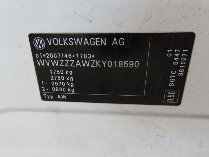 Photo 12 VIN: WVWZZZAWZKY018590 - VOLKSWAGEN POLO 